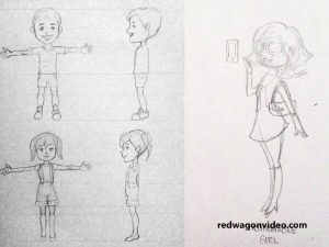 Red Wagon Studio - Character Concept Sketch - 007