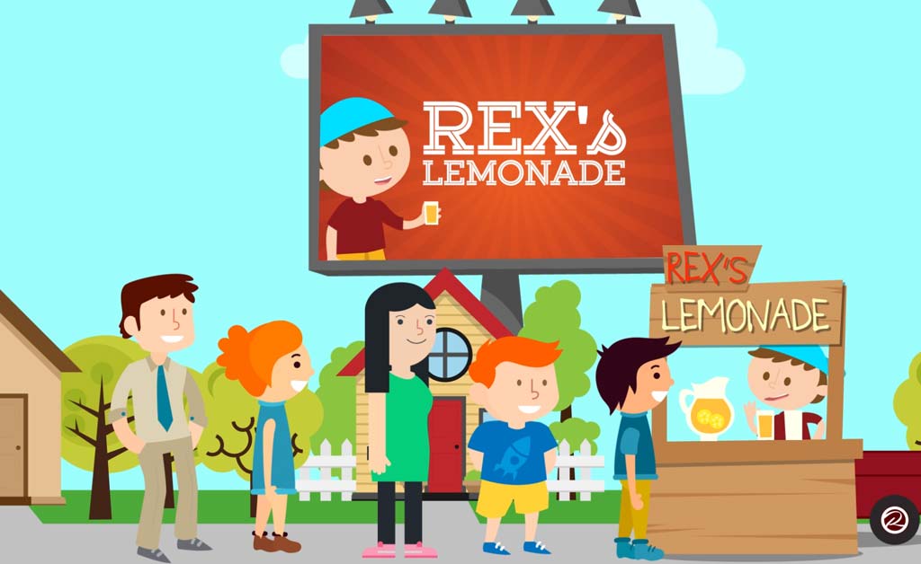 Illustrations designs for video marketing - Red Wagon Video